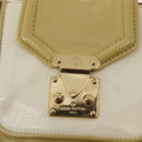 LOUIS VUITTON Cruise line Sac Bicolor Hand Bag Enamel Yellow M92547 Auth bs29940-18