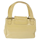 LOUIS VUITTON Cruise line Sac Bicolor Hand Bag Enamel Yellow M92547 Auth bs29940-2