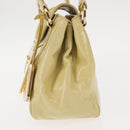 LOUIS VUITTON Cruise line Sac Bicolor Hand Bag Enamel Yellow M92547 Auth bs29940-3