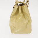 LOUIS VUITTON Cruise line Sac Bicolor Hand Bag Enamel Yellow M92547 Auth bs29940-4