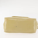 LOUIS VUITTON Cruise line Sac Bicolor Hand Bag Enamel Yellow M92547 Auth bs29940-5