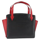 LOUIS VUITTON Epi Bicolor Varenne Hand Bag Black Red M52387 LV Auth bs29941-1