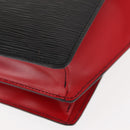 LOUIS VUITTON Epi Bicolor Varenne Hand Bag Black Red M52387 LV Auth bs29941-14