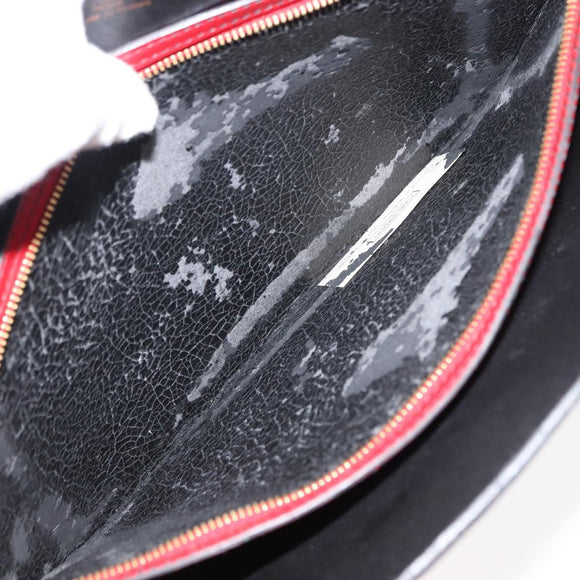 LOUIS VUITTON Epi Bicolor Varenne Hand Bag Black Red M52387 LV Auth bs29941