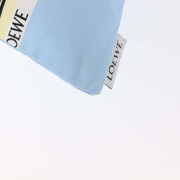 LOEWE Drawstring Pouch Canvas Blue Auth bs29945