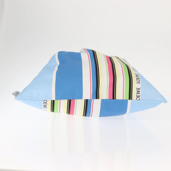 LOEWE Drawstring Pouch Canvas Blue Auth bs29945