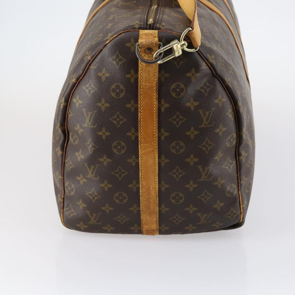 LOUIS VUITTON Monogram Keepall Bandouliere 60 Boston Bag M41412 LV Auth bs29946