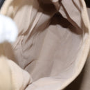 CHANEL Embossed Logo Unlimited Boston Bag Leather Black Silver CC Auth bs29953-22