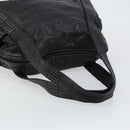 CHANEL Embossed Logo Unlimited Boston Bag Leather Black Silver CC Auth bs29953-7