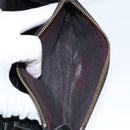 BALENCIAGA Continental Graffiti Wallet Leather Black Gold 164471 Auth bs29956-10