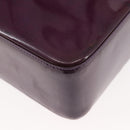CHANEL Tote Bag Patent leather Purple Gold CC Auth bs29957-17