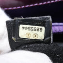 CHANEL Tote Bag Patent leather Purple Gold CC Auth bs29957-23