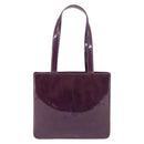 CHANEL Tote Bag Patent leather Purple Gold CC Auth bs29957-3