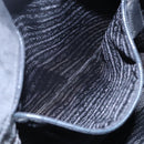 PRADA Shoulder Bag Nylon Black Silver Auth bs29964-22