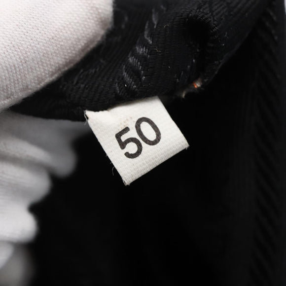 PRADA Shoulder Bag Nylon Black Silver Auth bs29964