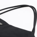 PRADA Shoulder Bag Nylon Black Silver Auth bs29964-8
