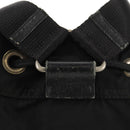 PRADA Backpack Nylon Black Silver Auth bs29965-3