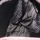 PRADA Tote Bag Nylon Khaki Silver Auth bs29971-20