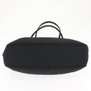 SAINT LAURENT Tote Bag Nylon Black Gold Auth bs29972-10