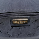 SAINT LAURENT Tote Bag Nylon Black Gold Auth bs29972-16