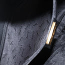 SAINT LAURENT Tote Bag Nylon Black Gold Auth bs29972-20