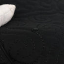 SAINT LAURENT Tote Bag Nylon Black Gold Auth bs29972-4