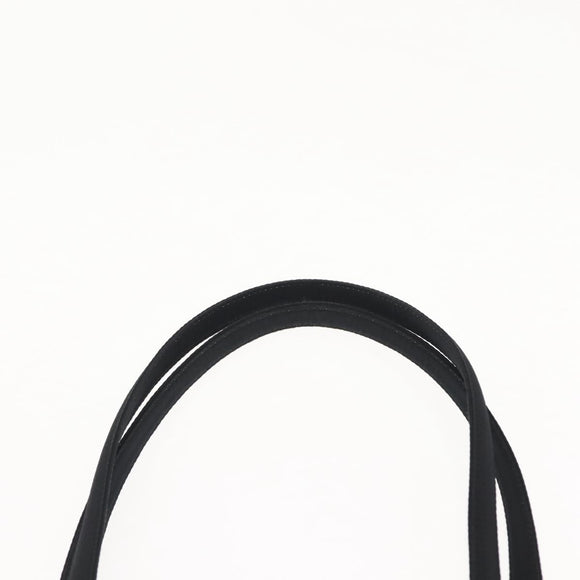 SAINT LAURENT Tote Bag Nylon Black Gold Auth bs29972