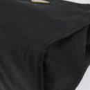 PRADA Hand Bag Nylon Black Gold Auth bs29974-9