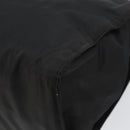 PRADA Hand Bag Nylon Black Gold Auth bs29974-15