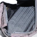 PRADA Hand Bag Nylon Black Gold Auth bs29974-11