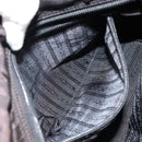 PRADA Hand Bag Nylon Black Gold Auth bs29974-21