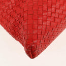 BOTTEGA VENETA INTRECCIATO Hand Bag Leather 2way Red Auth bs29977-18
