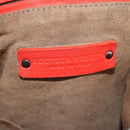 BOTTEGA VENETA INTRECCIATO Hand Bag Leather 2way Red Auth bs29977-21