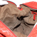 BOTTEGA VENETA INTRECCIATO Hand Bag Leather 2way Red Auth bs29977-23