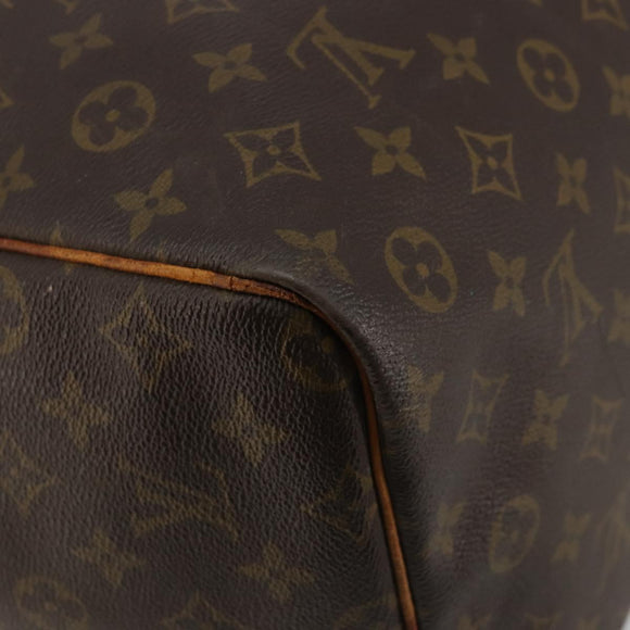 LOUIS VUITTON Monogram Keepall Bandouliere 60 Boston Bag M41412 LV Auth bs29981