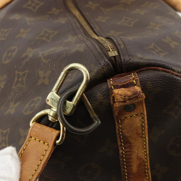LOUIS VUITTON Monogram Keepall Bandouliere 60 Boston Bag M41412 LV Auth bs29981