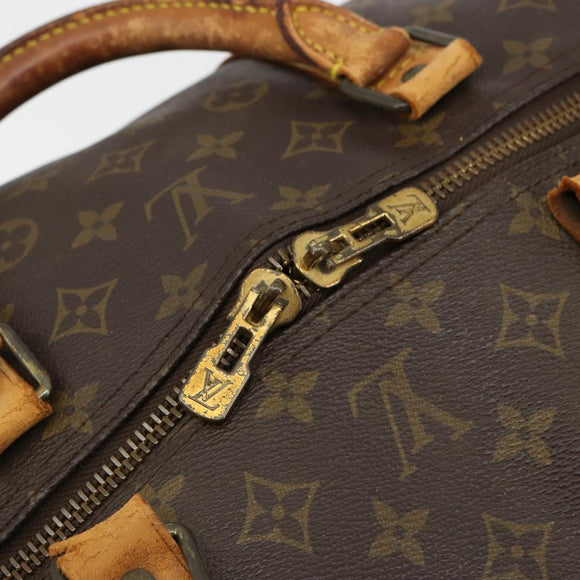 LOUIS VUITTON Monogram Keepall Bandouliere 60 Boston Bag M41412 LV Auth bs29981