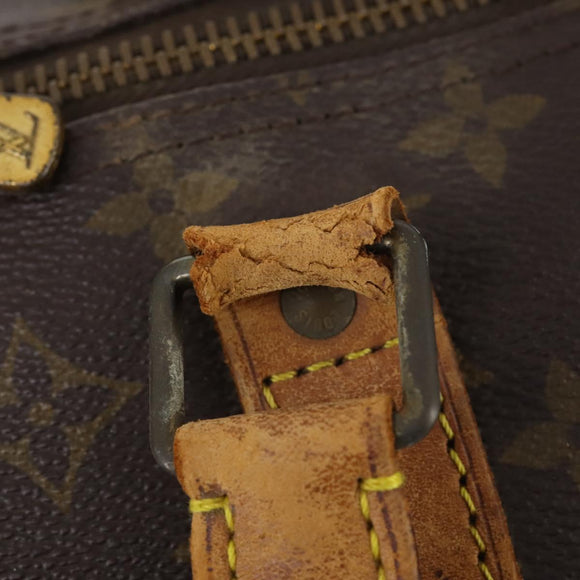 LOUIS VUITTON Monogram Keepall Bandouliere 60 Boston Bag M41412 LV Auth bs29981