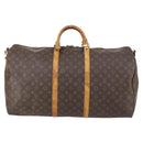 LOUIS VUITTON Monogram Keepall Bandouliere 60 Boston Bag M41412 LV Auth bs29981-13