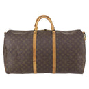 LOUIS VUITTON Monogram Keepall Bandouliere 60 Boston Bag M41412 LV Auth bs29981-2
