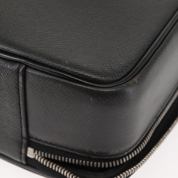LOUIS VUITTON Taiga Porte Ordina Tour Odessa Business Bag Ardoise Auth bs29983