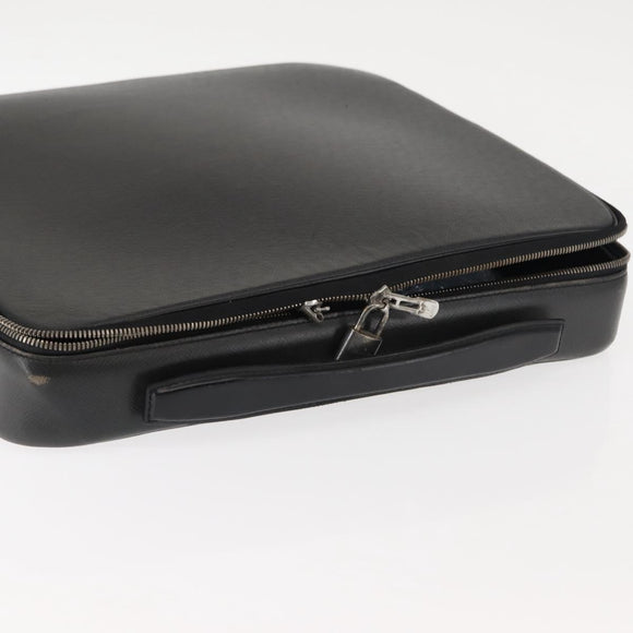 LOUIS VUITTON Taiga Porte Ordina Tour Odessa Business Bag Ardoise Auth bs29983