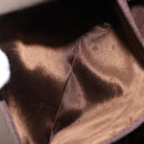 SAINT LAURENT Shoulder Bag Canvas Khaki Gold Auth bs29985-20