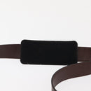 SAINT LAURENT Shoulder Bag Canvas Khaki Gold Auth bs29985-8