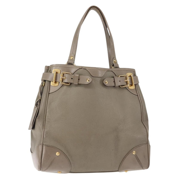 LOUIS VUITTON Suhari Majestu Hand Bag Gray M95652 LV Auth bs29987