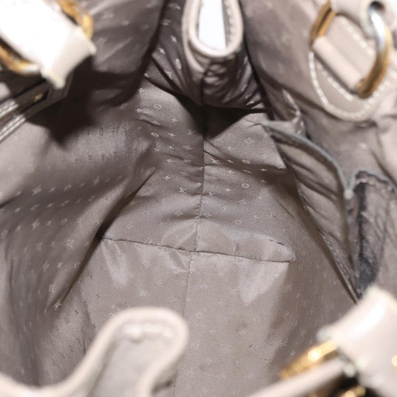 LOUIS VUITTON Suhari Majestu Hand Bag Gray M95652 LV Auth bs29987
