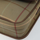Burberrys Nova Check Shoulder Bag Canvas Beige Gold Auth bs29991-14