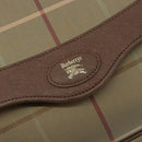 Burberrys Nova Check Shoulder Bag Canvas Beige Gold Auth bs29991-17