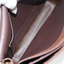 Burberrys Nova Check Shoulder Bag Canvas Beige Gold Auth bs29991-11