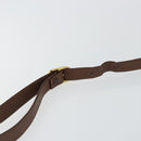 Burberrys Nova Check Shoulder Bag Canvas Beige Gold Auth bs29991-8